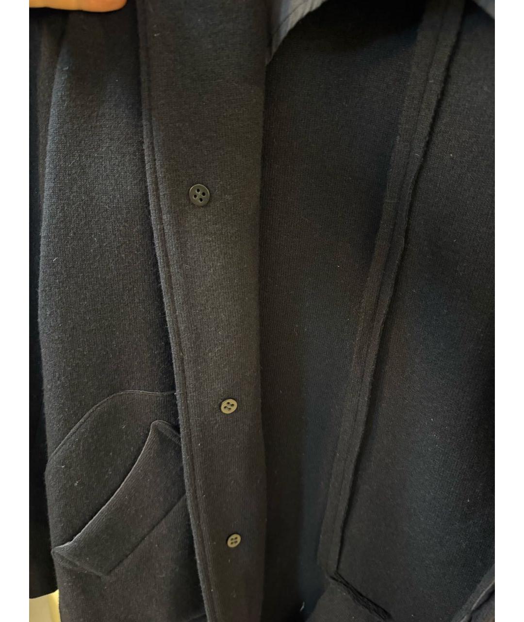 BARENA Темно-синее шерстяное пальто, фото 7