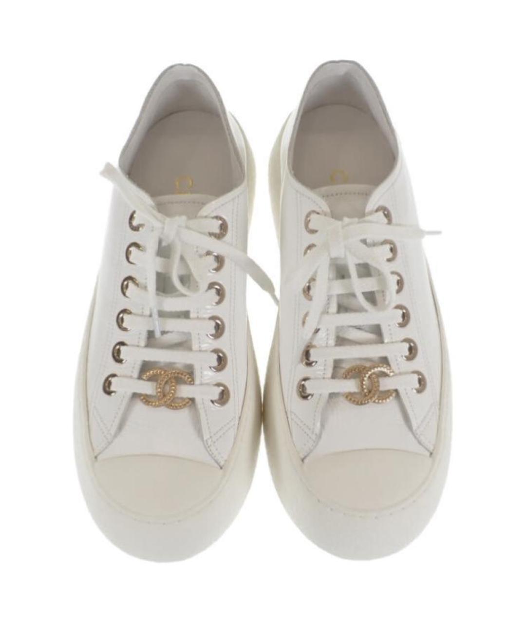 CHANEL Белые кеды, фото 4