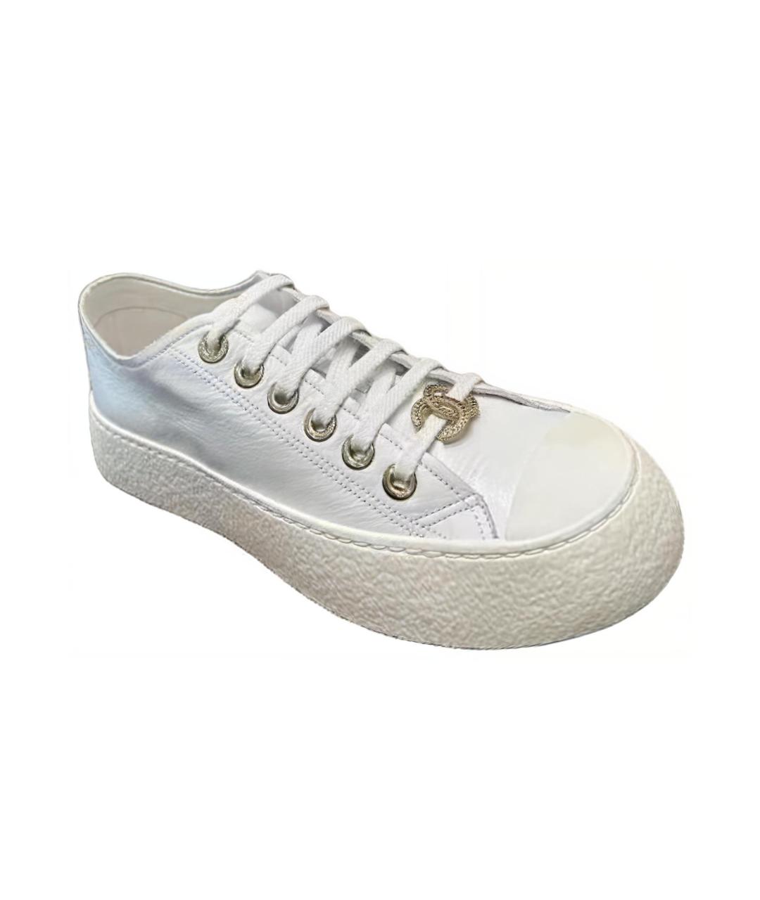 CHANEL Белые кеды, фото 3