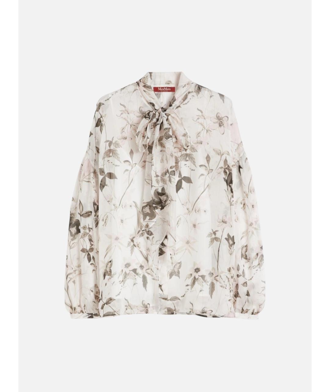 MAX MARA STUDIO Мульти шелковая рубашка, фото 6