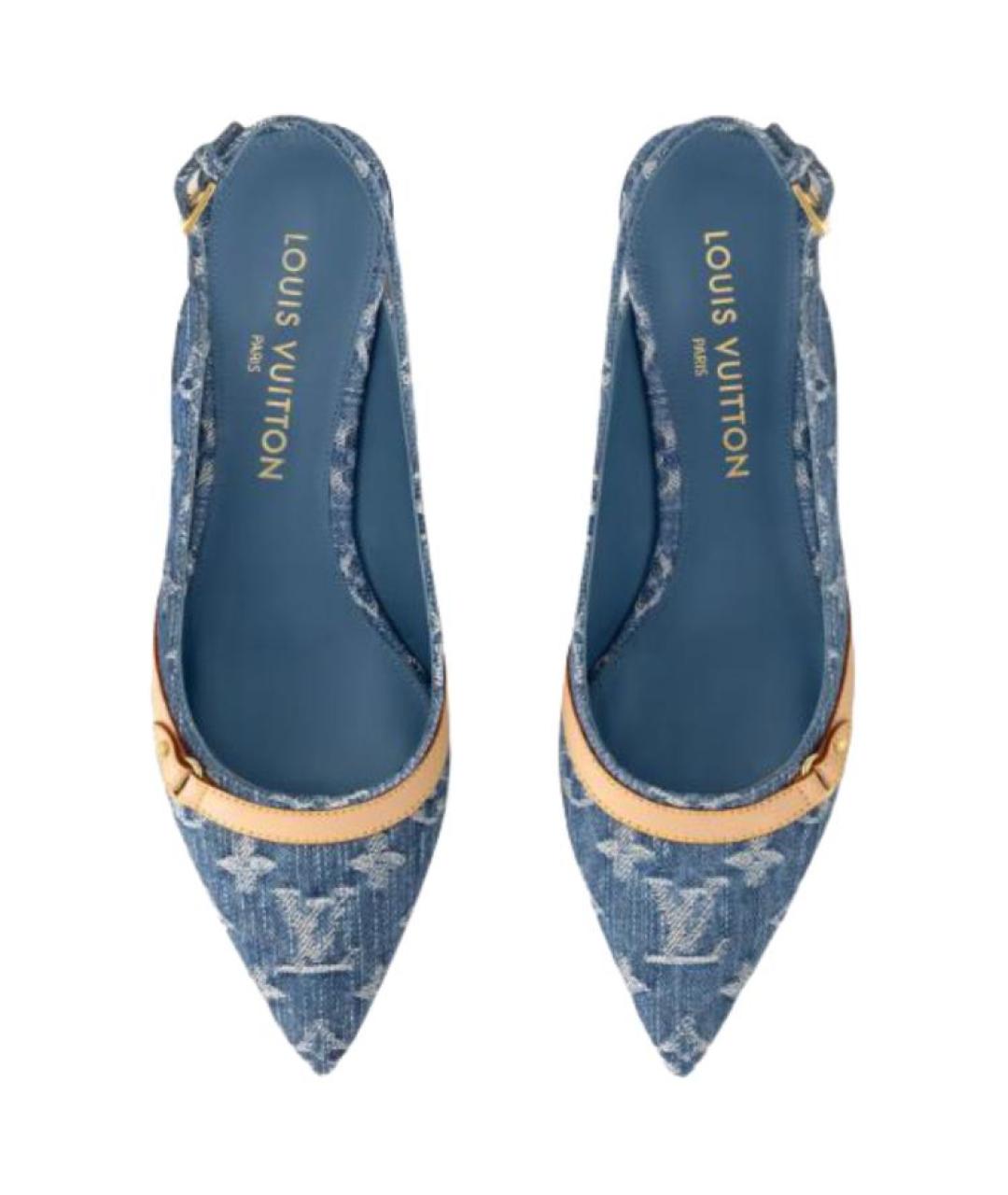 LOUIS VUITTON Синие туфли, фото 4