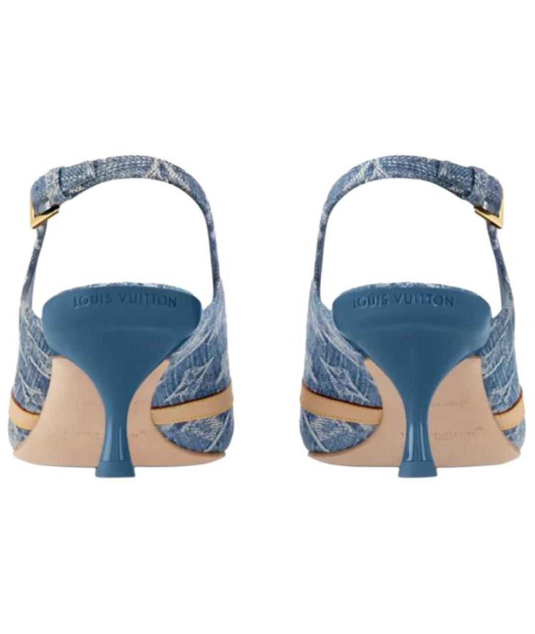 LOUIS VUITTON Синие туфли, фото 5