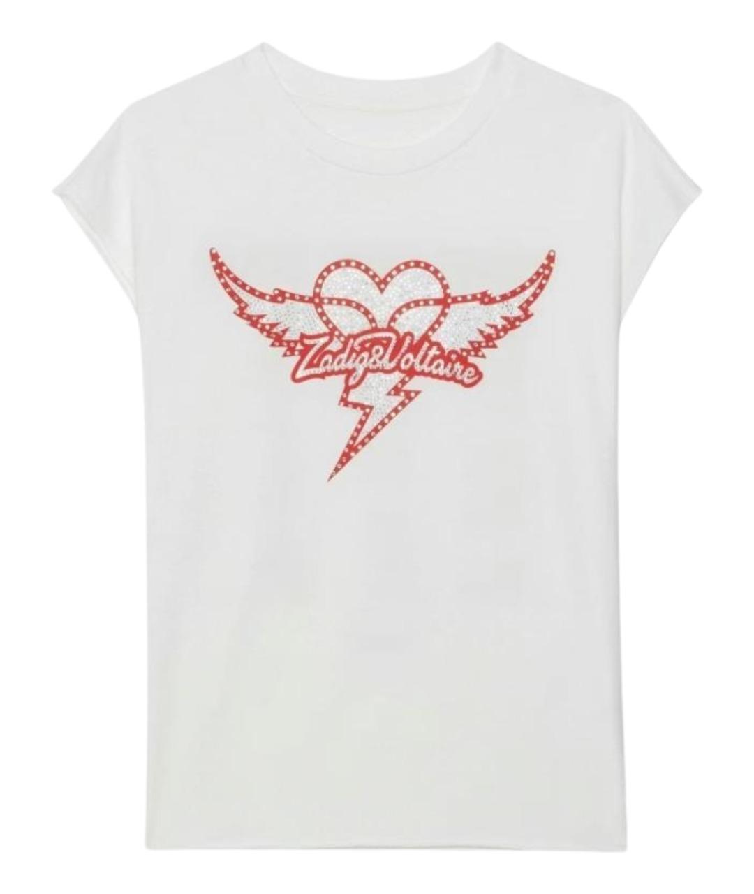 ZADIG & VOLTAIRE Белая хлопковая футболка, фото 1