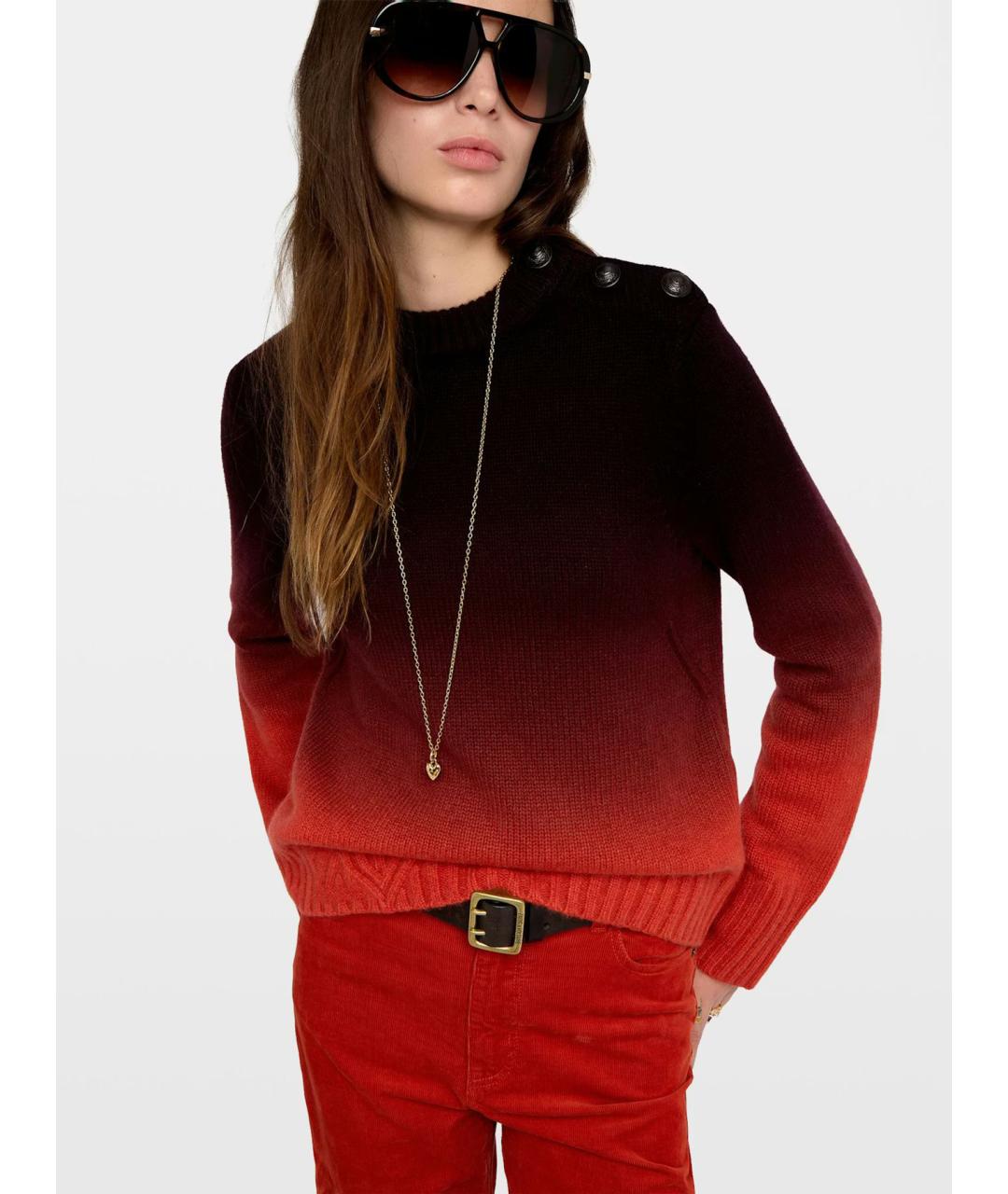 ZADIG & VOLTAIRE Мульти кашемировый джемпер / свитер, фото 6