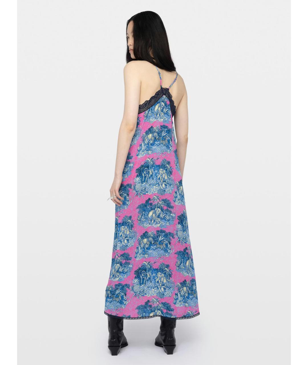 ZADIG & VOLTAIRE Мульти вискозное повседневное платье, фото 3