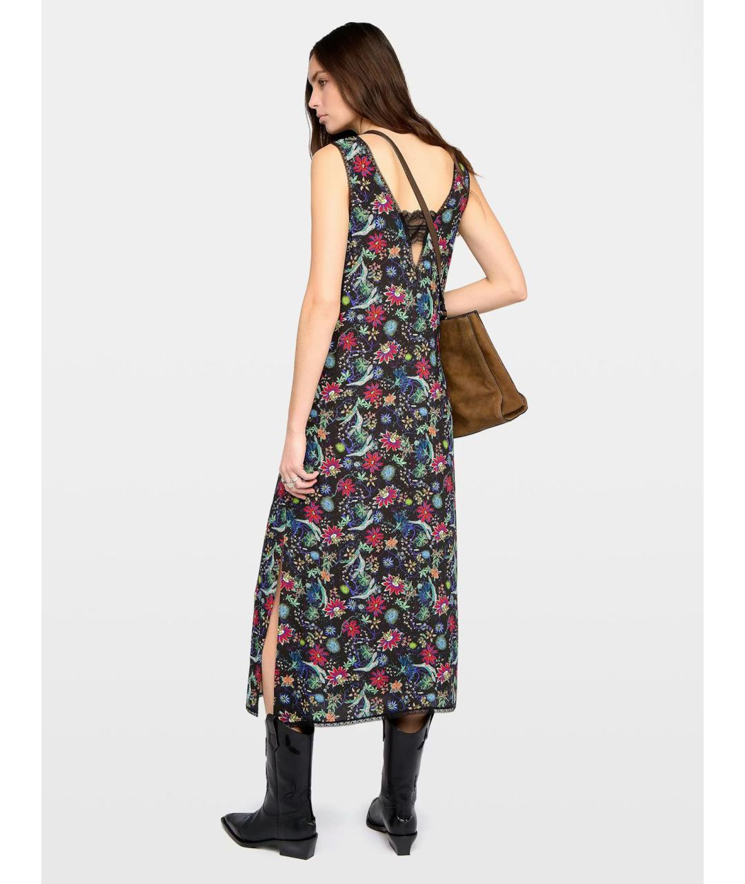 ZADIG & VOLTAIRE Мульти вискозное повседневное платье, фото 3