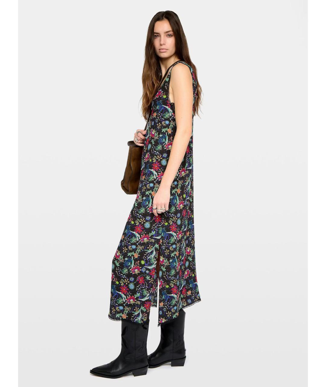 ZADIG & VOLTAIRE Мульти вискозное повседневное платье, фото 4