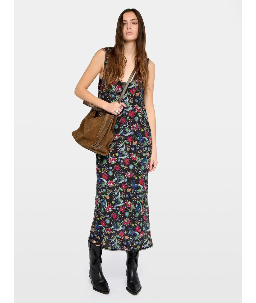 ZADIG & VOLTAIRE Мульти вискозное повседневное платье, фото 5