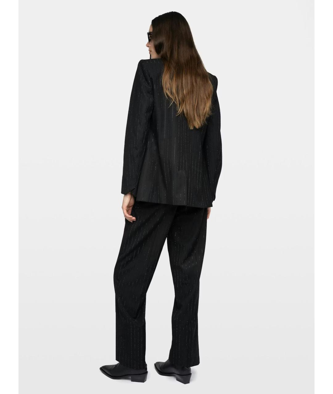 ZADIG & VOLTAIRE Черный полиэстеровый жакет/пиджак, фото 3