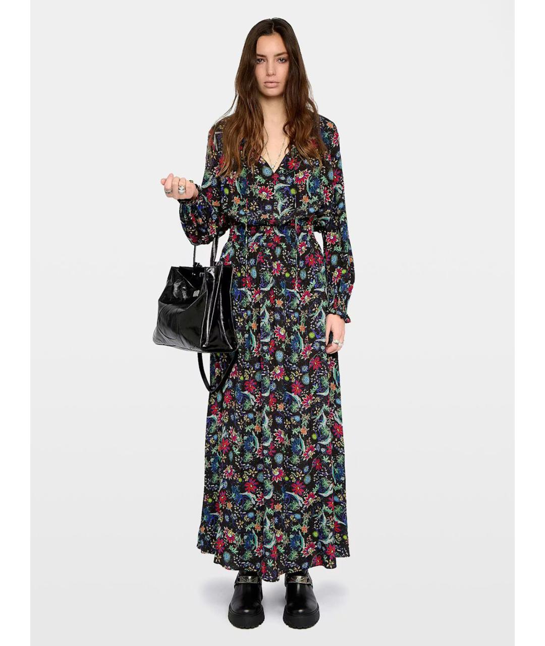 ZADIG & VOLTAIRE Мульти вискозное повседневное платье, фото 2