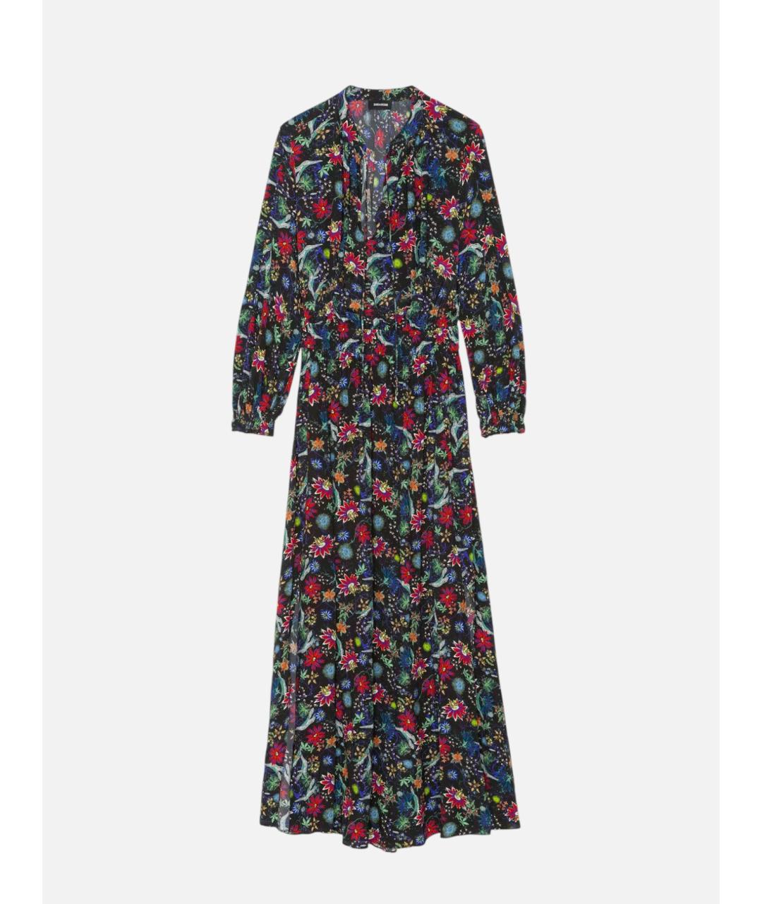 ZADIG & VOLTAIRE Мульти вискозное повседневное платье, фото 7