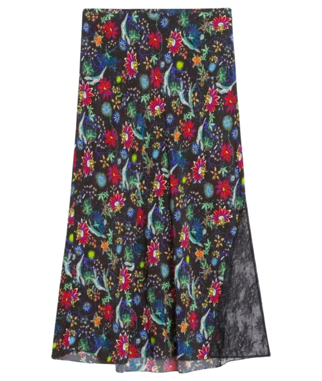 ZADIG & VOLTAIRE Мульти вискозная юбка миди, фото 1