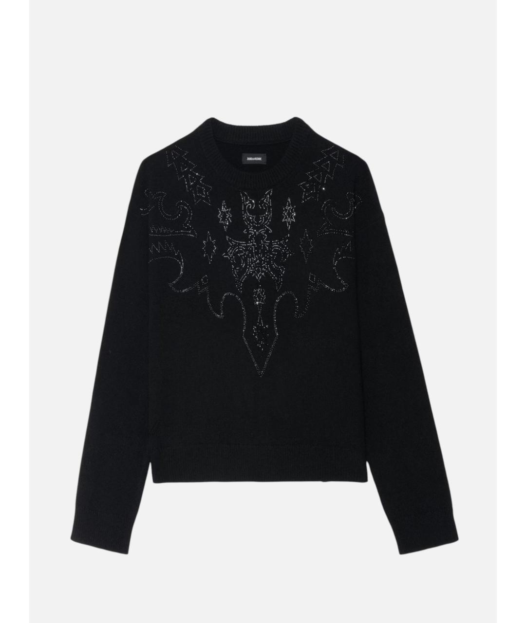 ZADIG & VOLTAIRE Черный кашемировый джемпер / свитер, фото 9