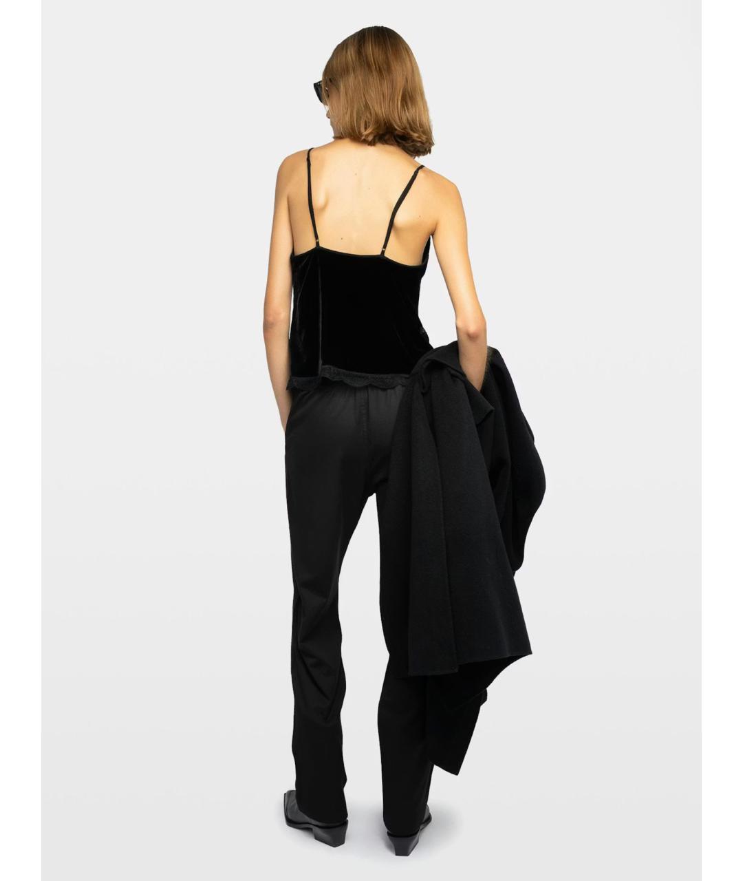 ZADIG & VOLTAIRE Черная вискозная блузы, фото 3