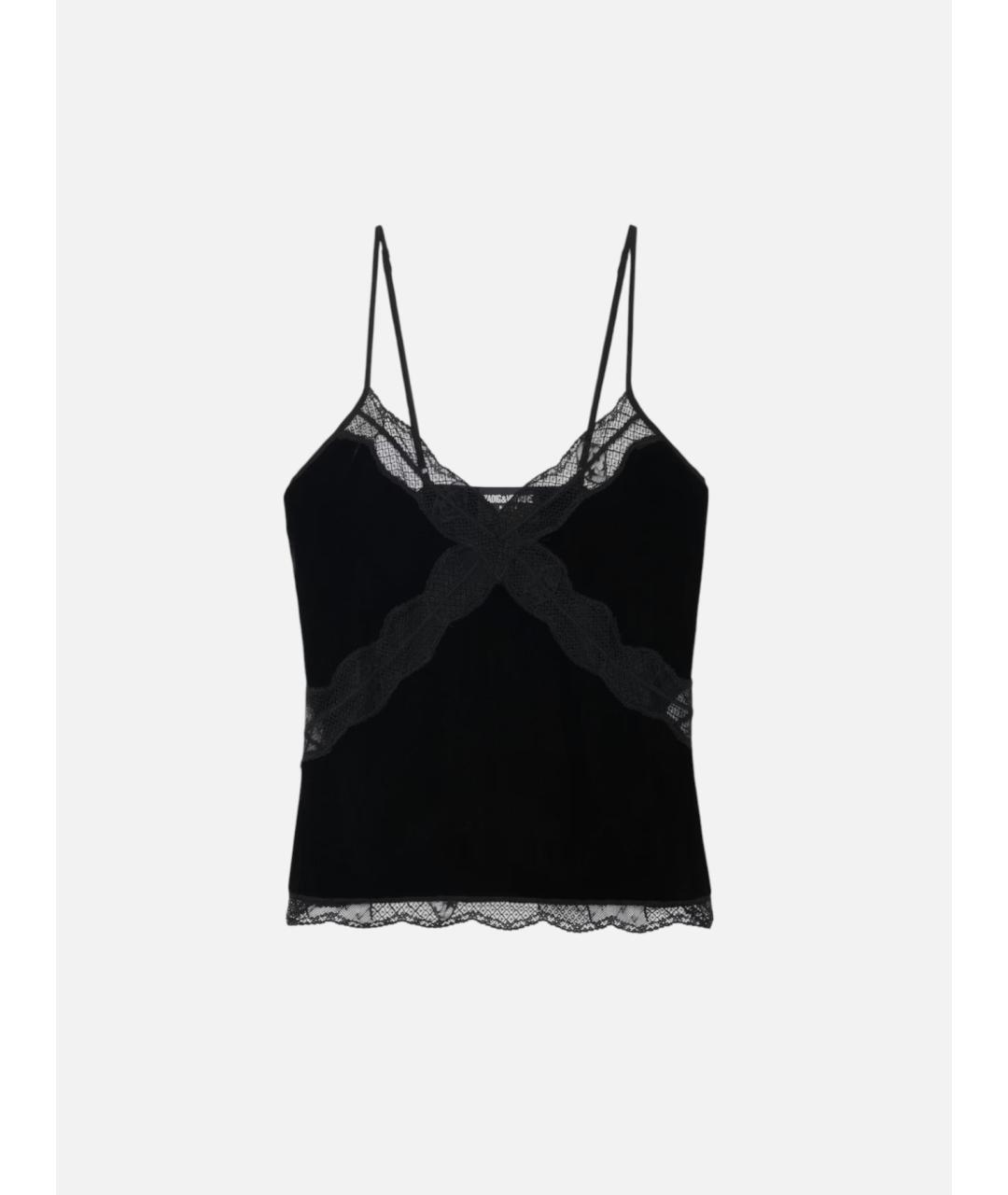 ZADIG & VOLTAIRE Черная вискозная блузы, фото 7