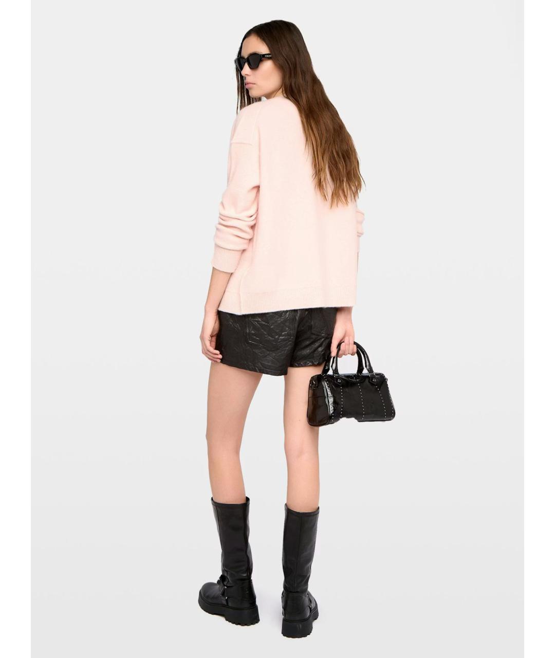 ZADIG & VOLTAIRE Розовый кашемировый кардиган, фото 3