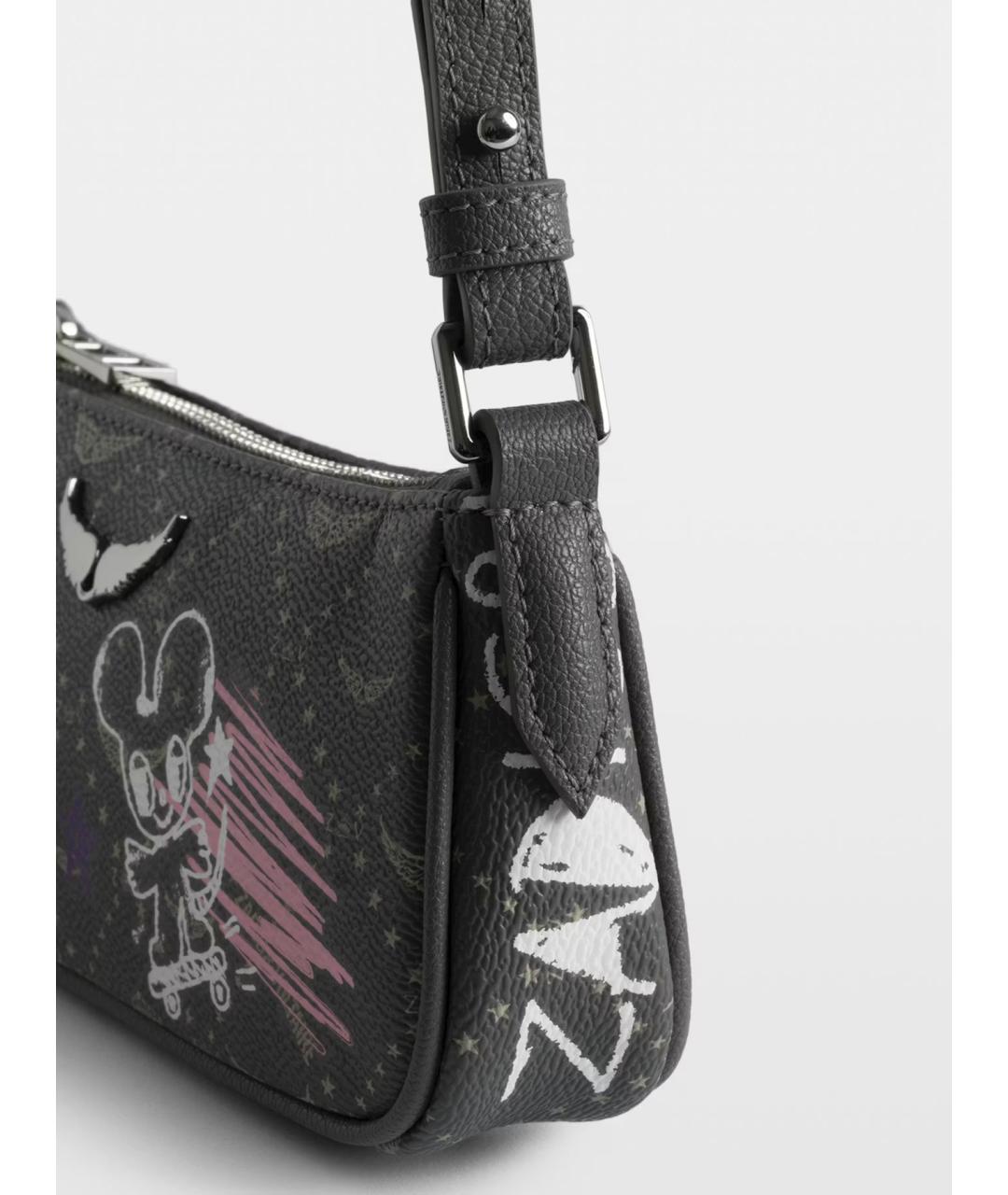 ZADIG & VOLTAIRE Зеленая сумка через плечо из искусственной кожи, фото 7