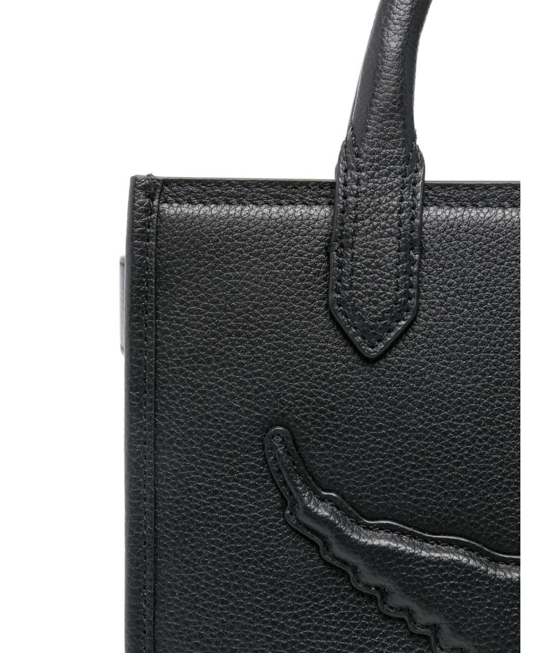 ZADIG & VOLTAIRE Черная кожаная сумка тоут, фото 5