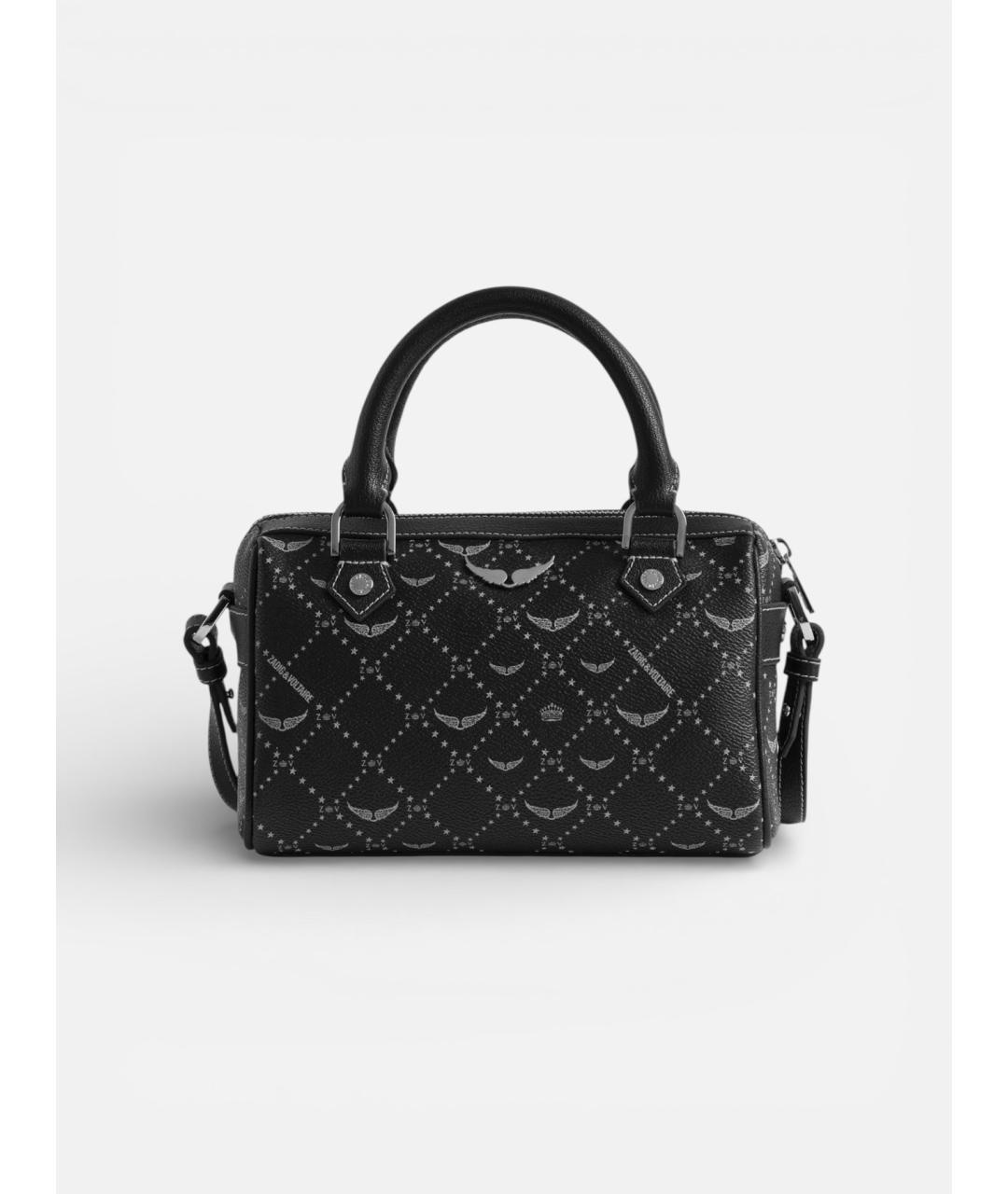 ZADIG & VOLTAIRE Черная сумка тоут из искусственной кожи, фото 8