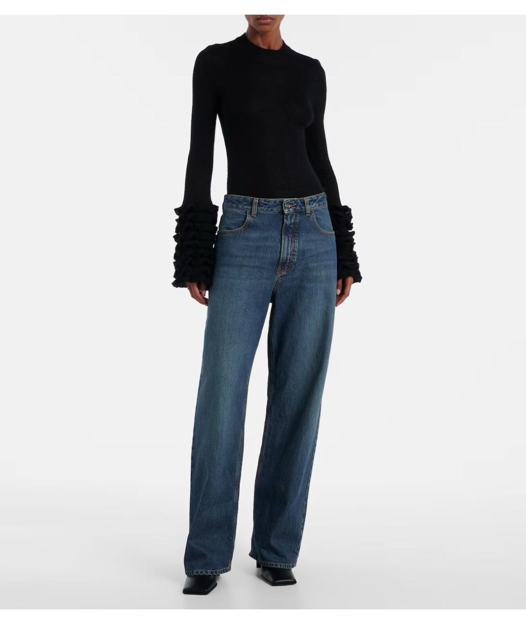 ALAIA Черный шерстяной джемпер / свитер, фото 2