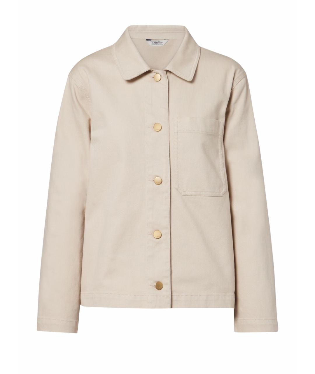 'S MAX MARA Бежевая хлопковая куртка, фото 1