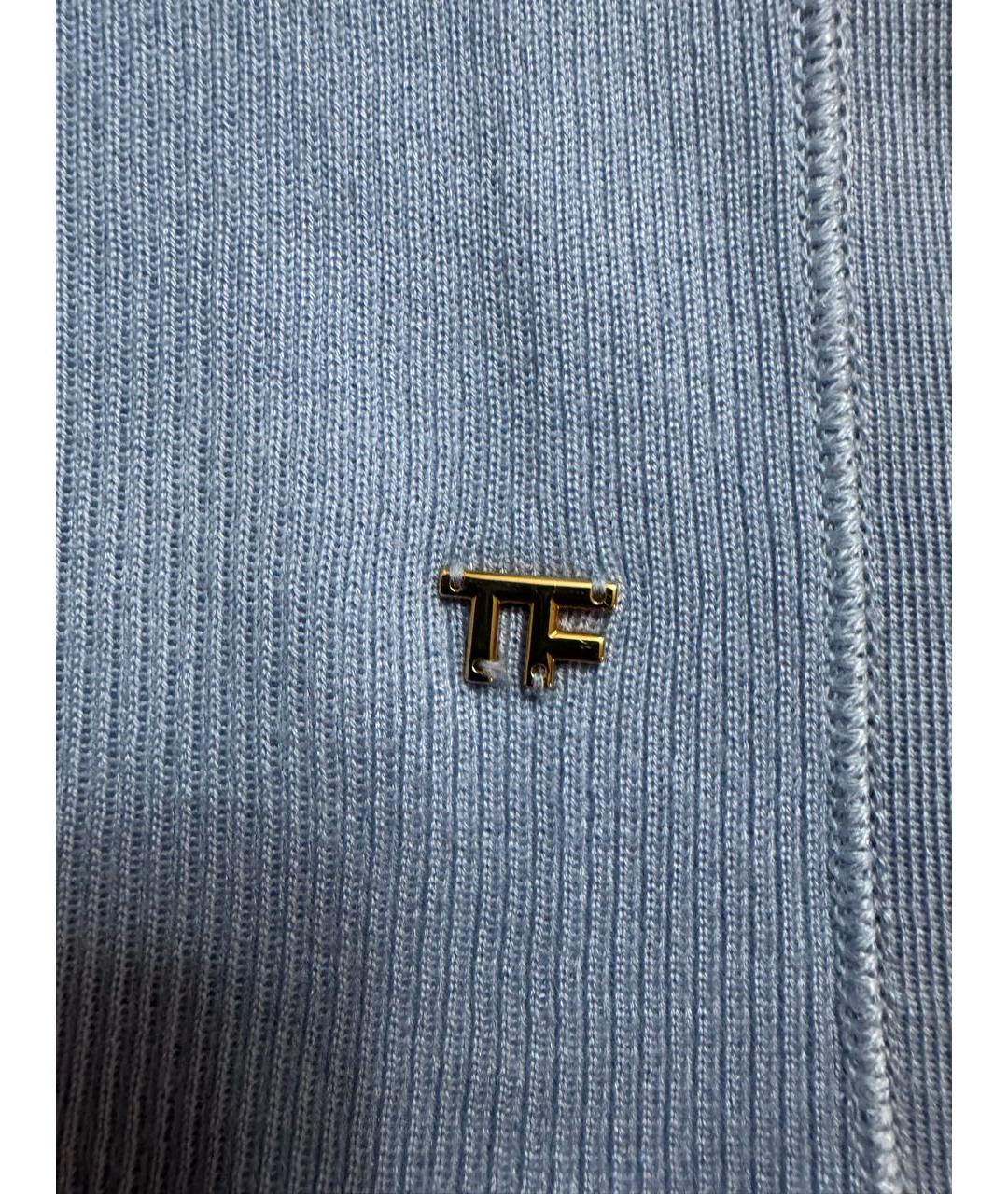 TOM FORD Голубая водолазка, фото 2