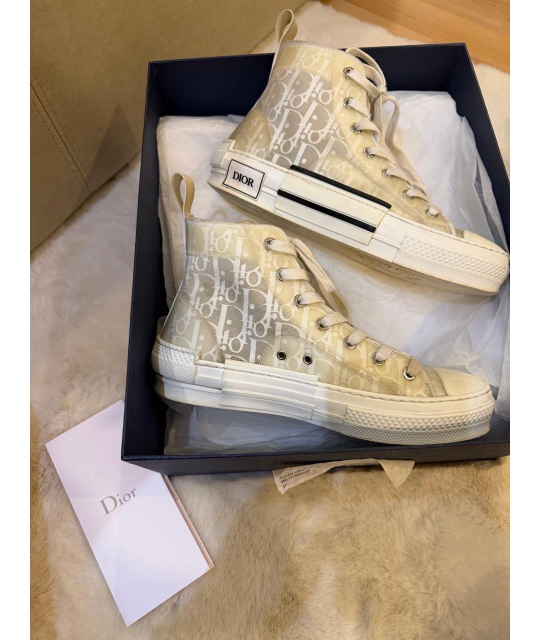 CHRISTIAN DIOR Белые кеды, фото 2