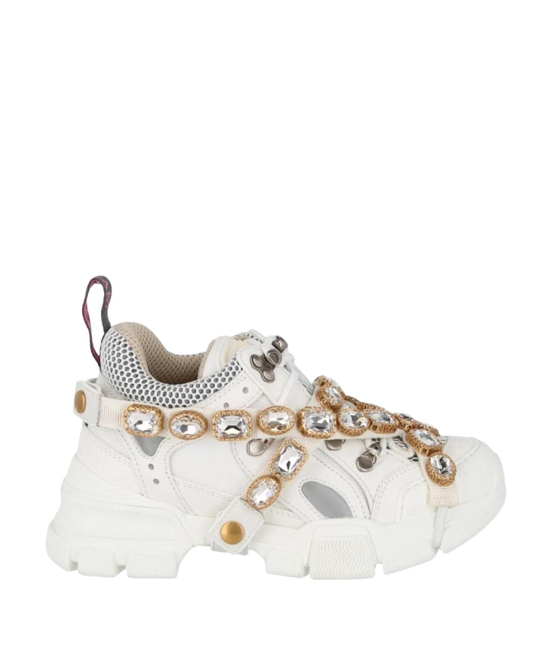 GUCCI Белые кроссовки, фото 1