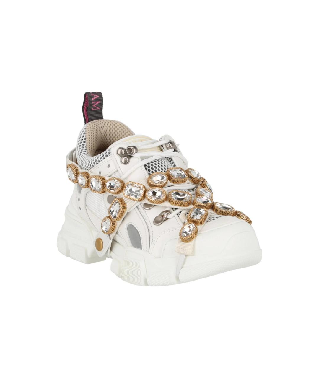 GUCCI Белые кроссовки, фото 4