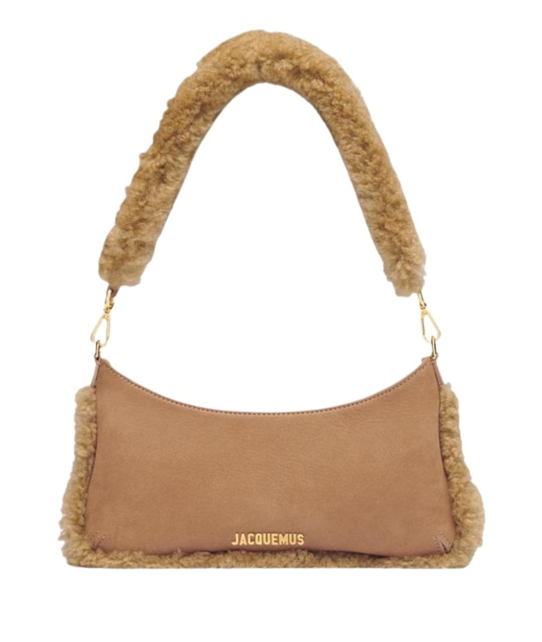 JACQUEMUS Коричневая сумка через плечо, фото 1