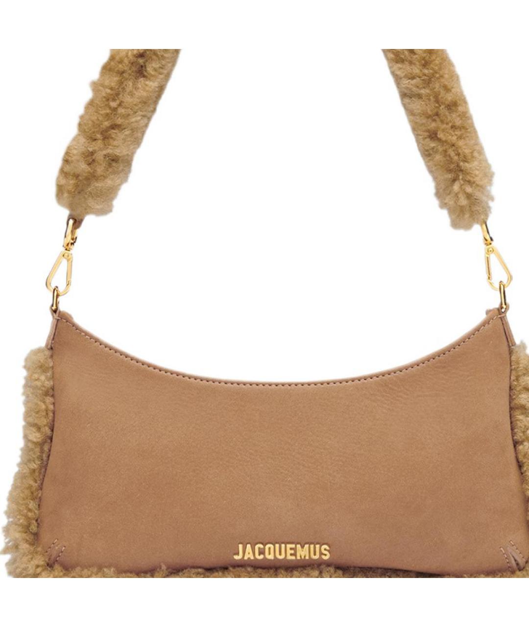 JACQUEMUS Коричневая сумка через плечо, фото 4
