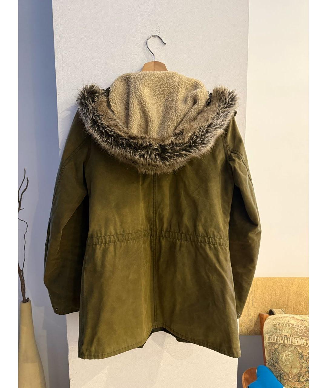 BARBOUR Хаки хлопковая парка, фото 2