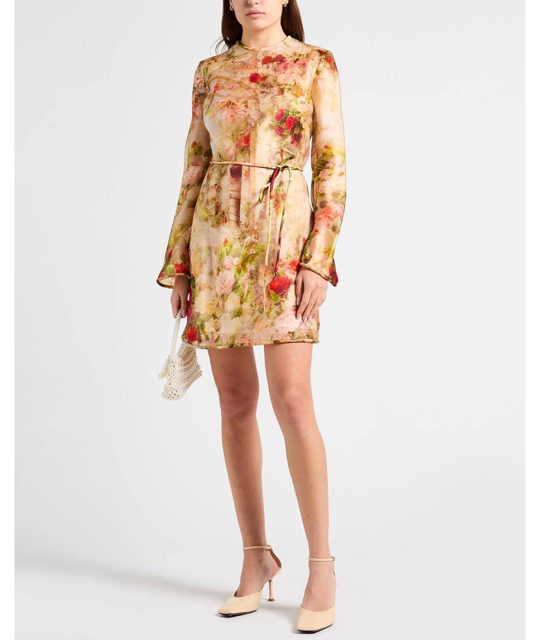 ZIMMERMANN Бежевое коктейльное платье, фото 2