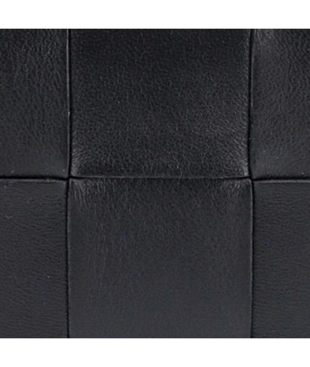 BOTTEGA VENETA Черный кожаный кошелек, фото 4
