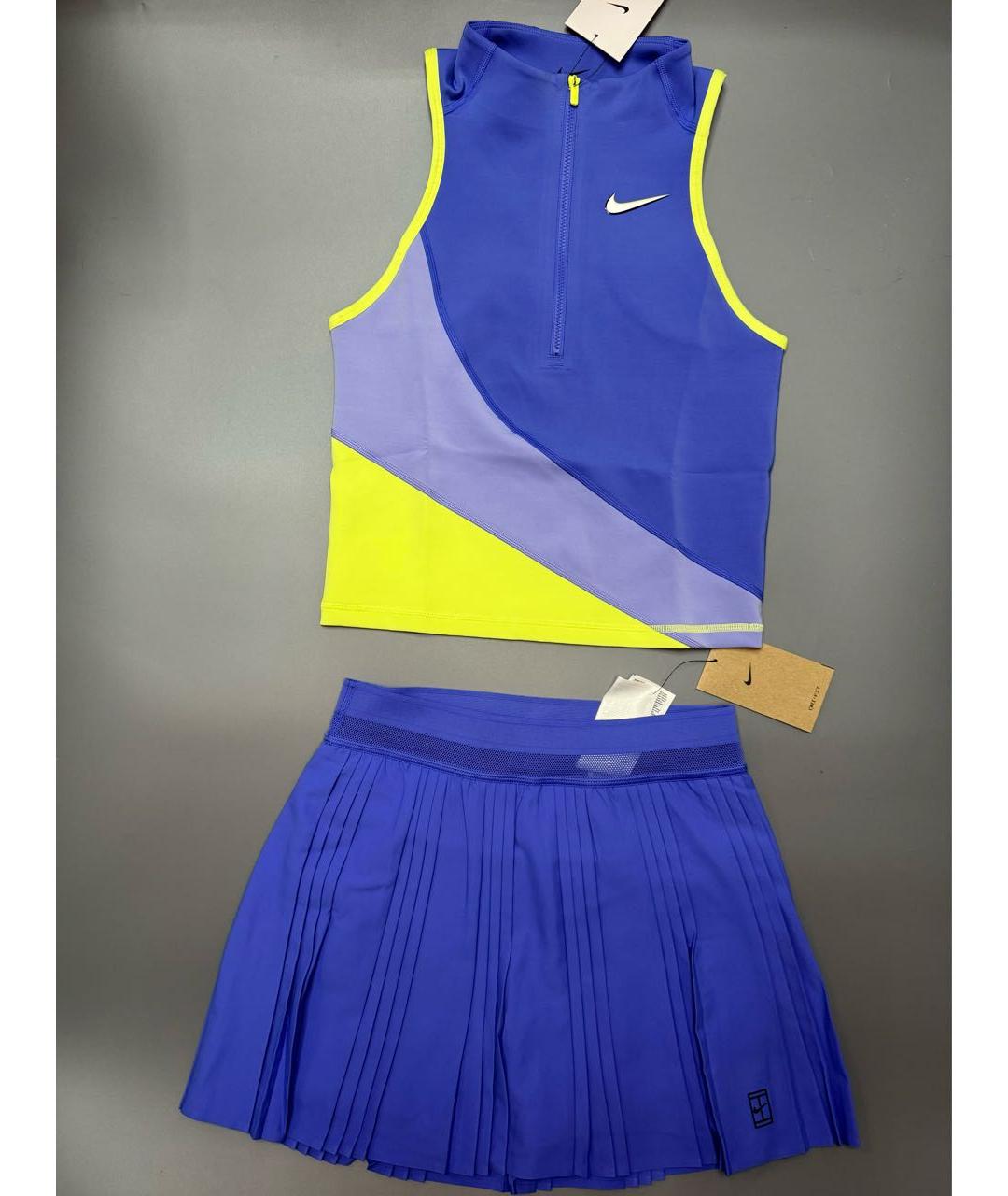 NIKE Синий синтетический спортивные костюмы, фото 4