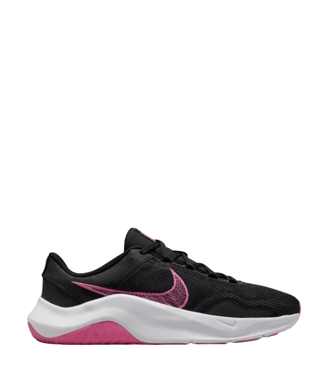 NIKE Черные текстильные кроссовки, фото 1