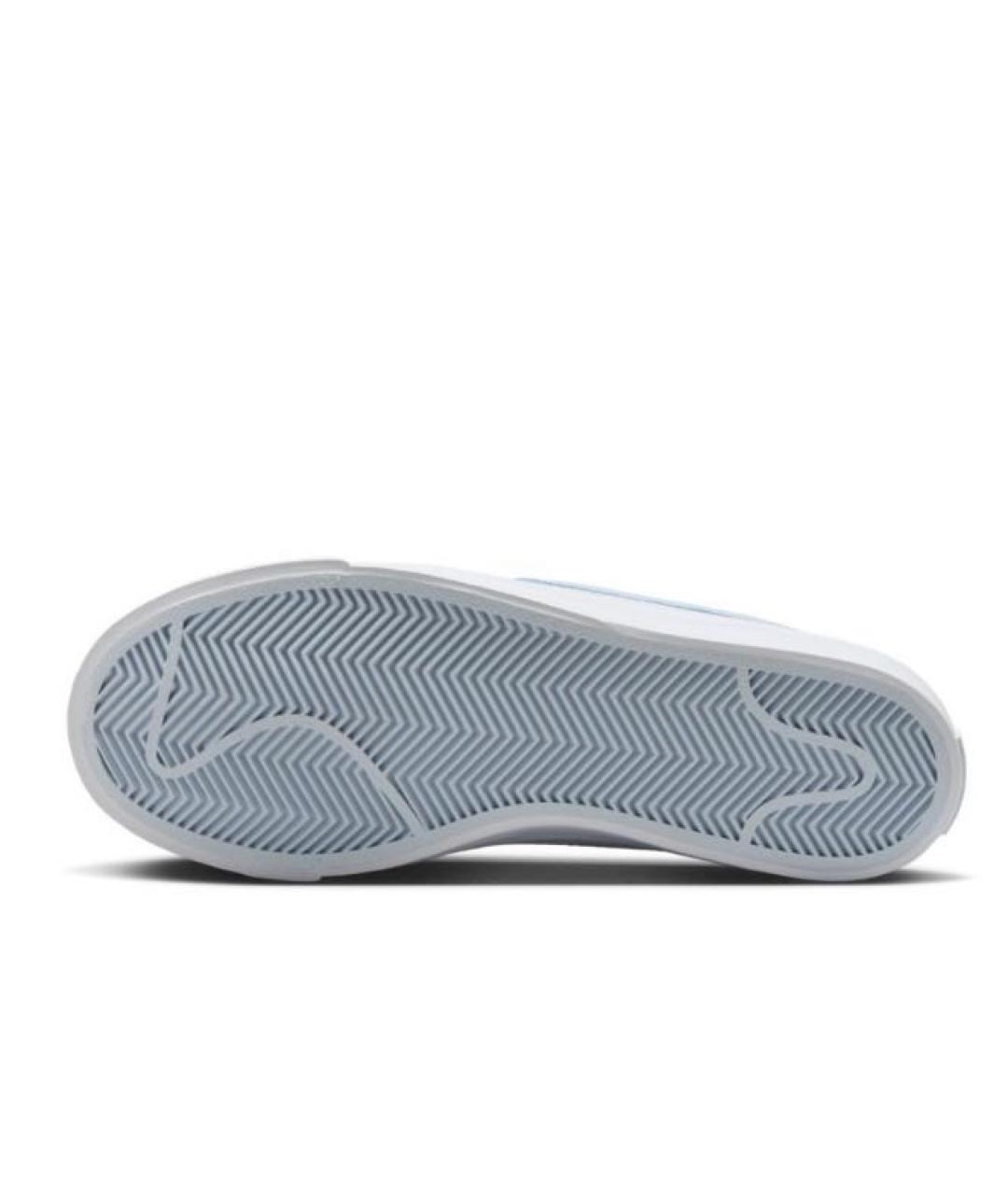 NIKE Белые кожаные кроссовки, фото 5