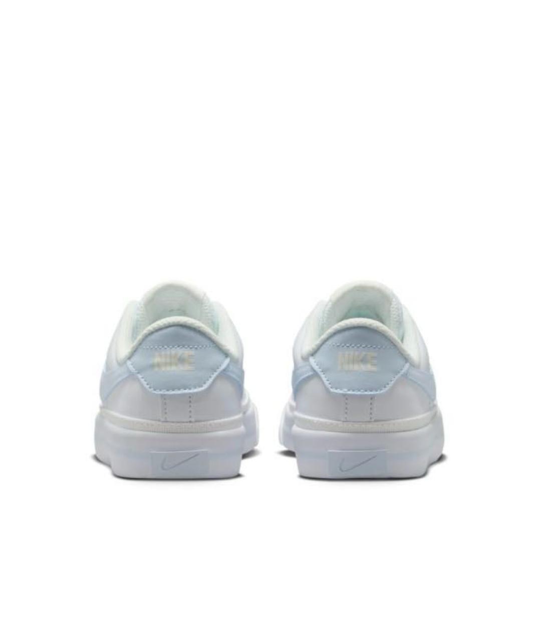 NIKE Белые кожаные кроссовки, фото 3