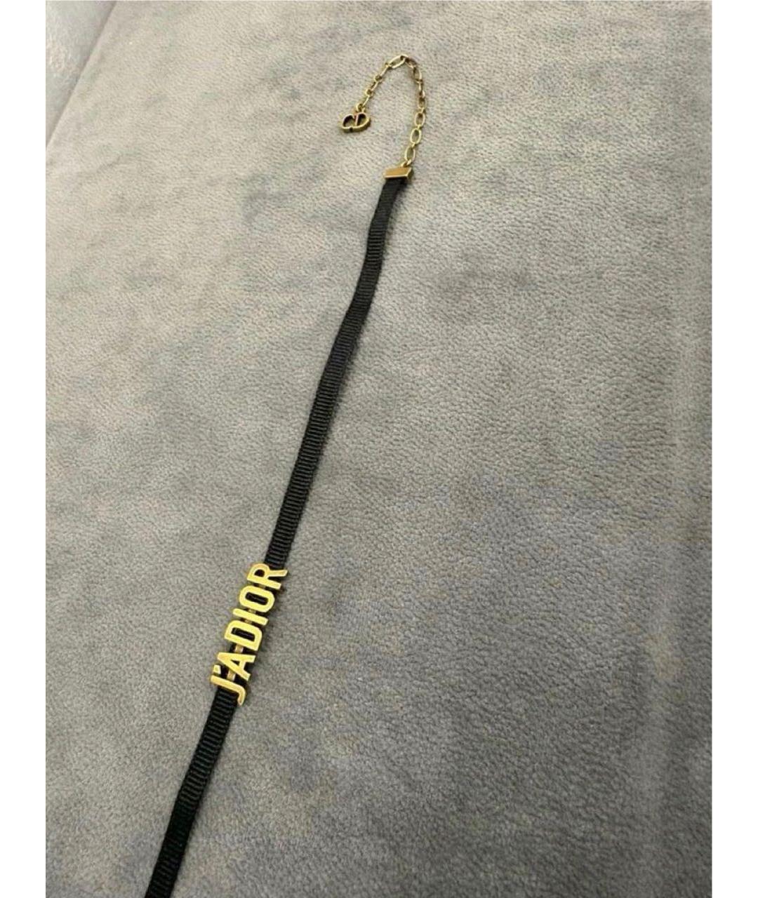 CHRISTIAN DIOR Черный чокер, фото 4