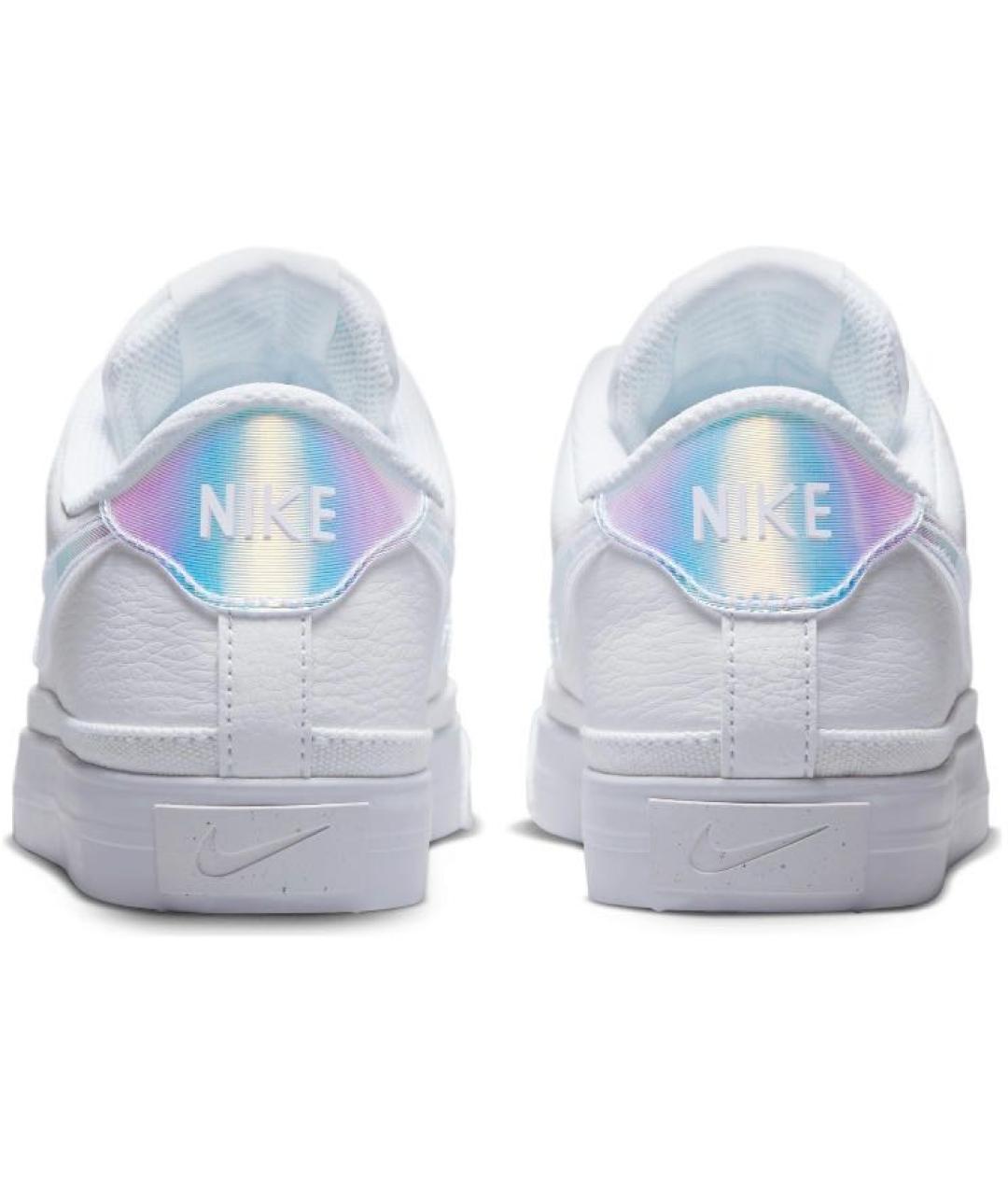 NIKE Белые кожаные кроссовки, фото 3