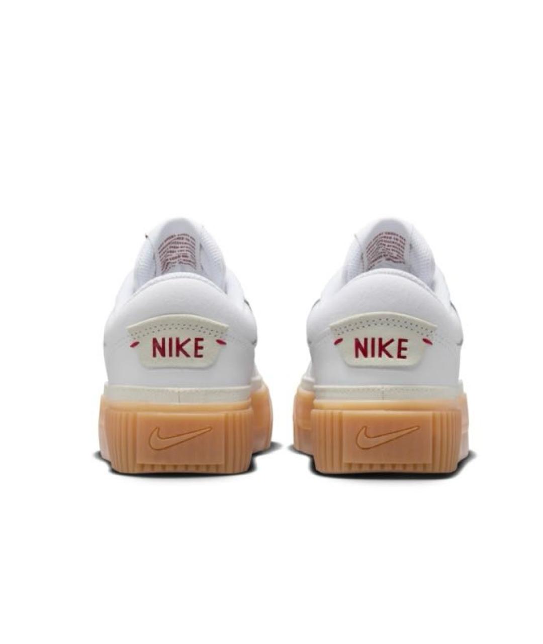 NIKE Белые кожаные кроссовки, фото 3