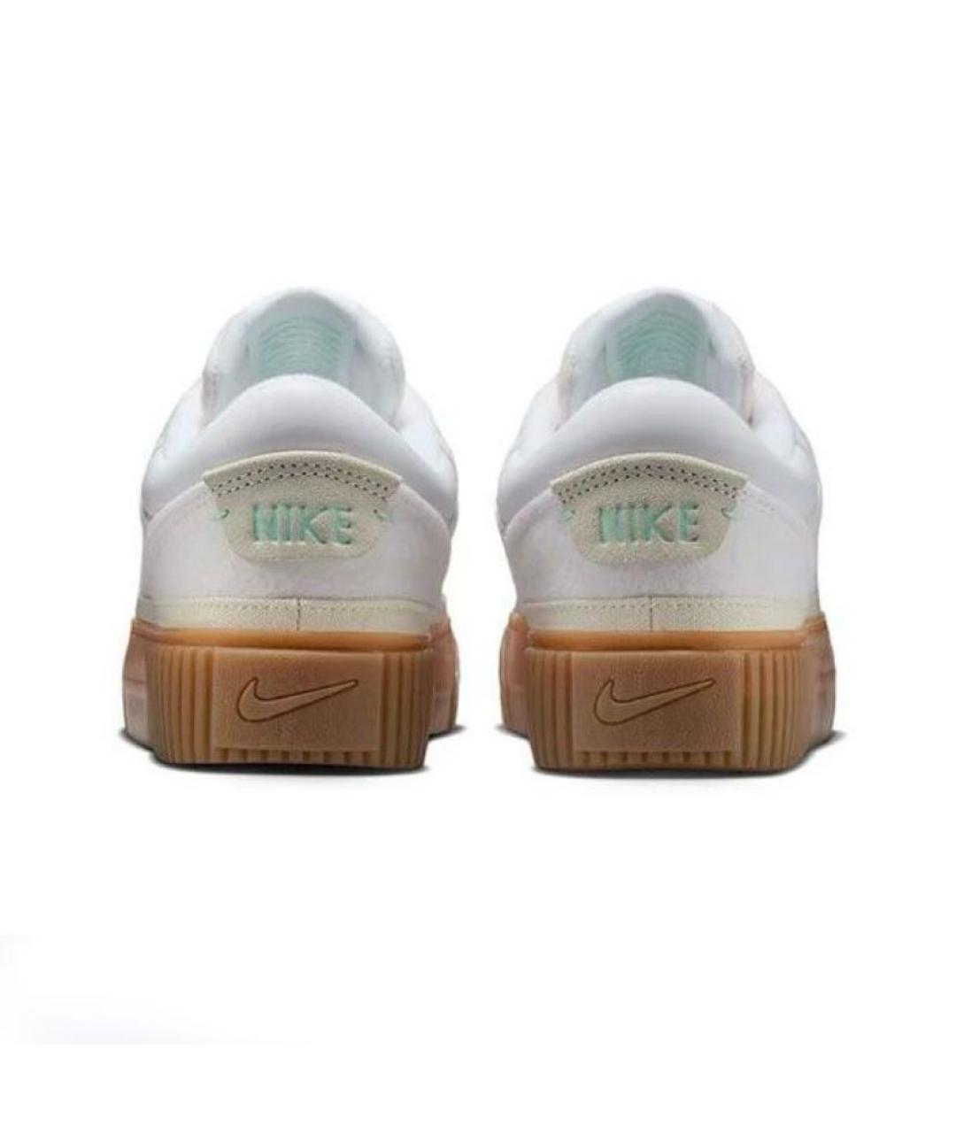 NIKE Белые текстильные кроссовки, фото 3