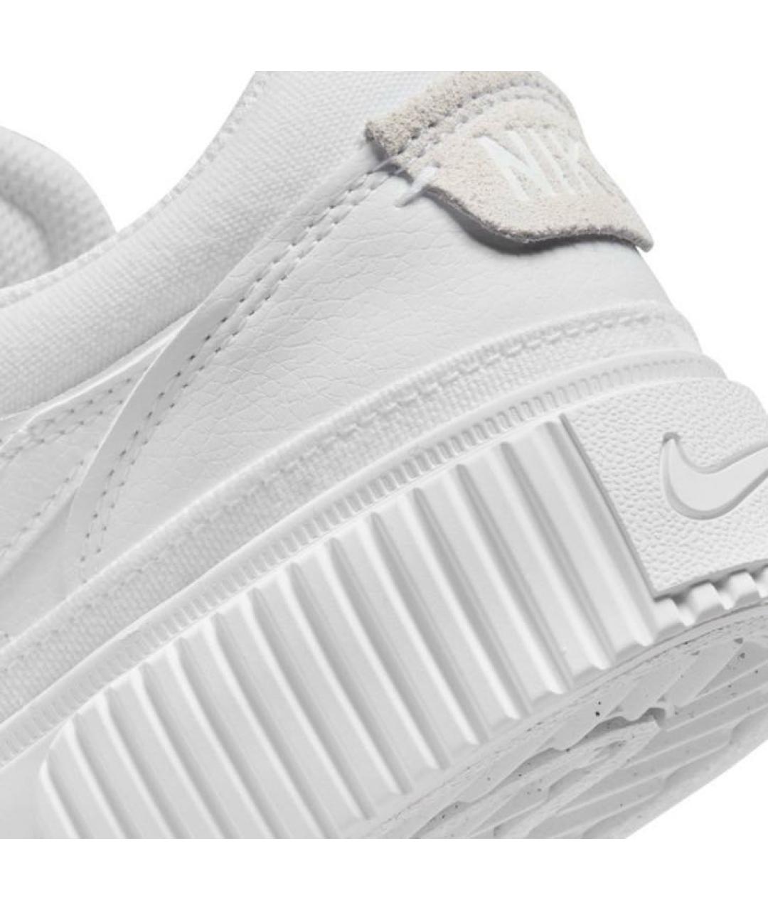 NIKE Белые кожаные кроссовки, фото 4