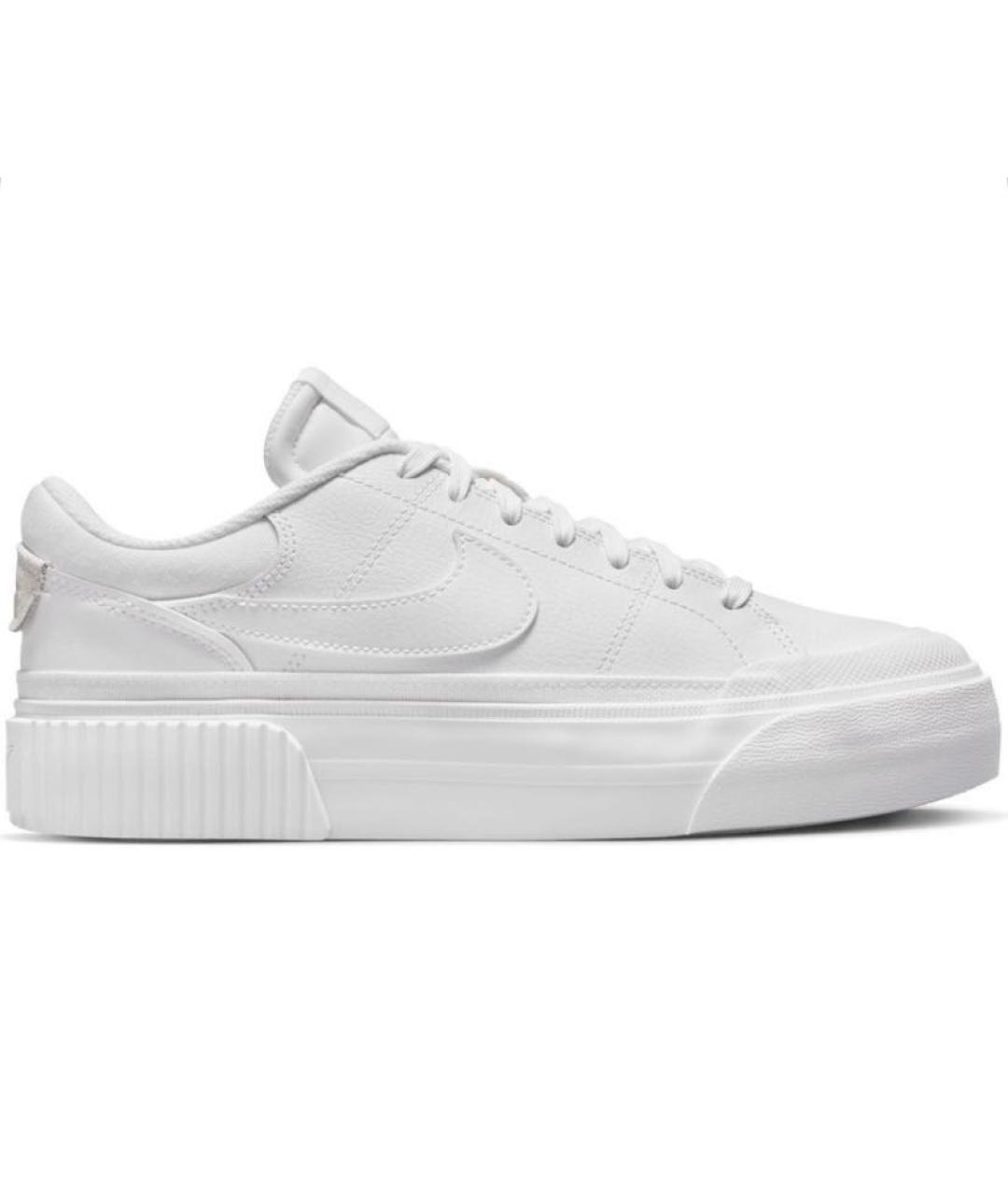 NIKE Белые кожаные кроссовки, фото 6