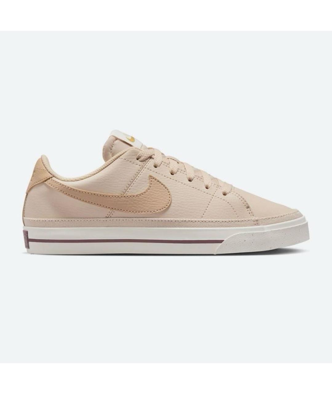 NIKE Коралловые кожаные кроссовки, фото 6