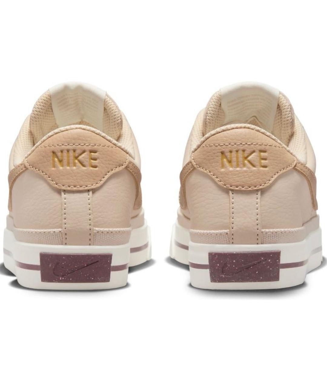 NIKE Коралловые кожаные кроссовки, фото 3