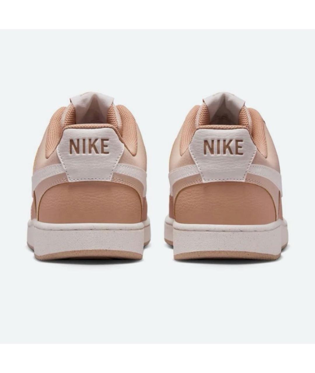 NIKE Коралловые кожаные кроссовки, фото 4