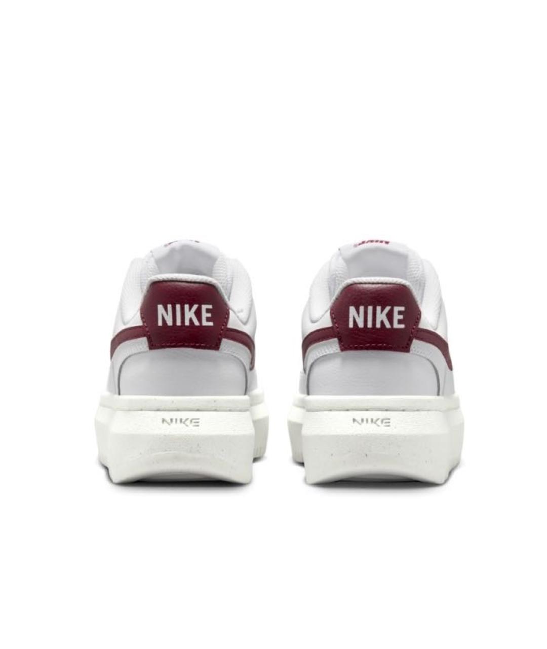 NIKE Белые кожаные кроссовки, фото 4