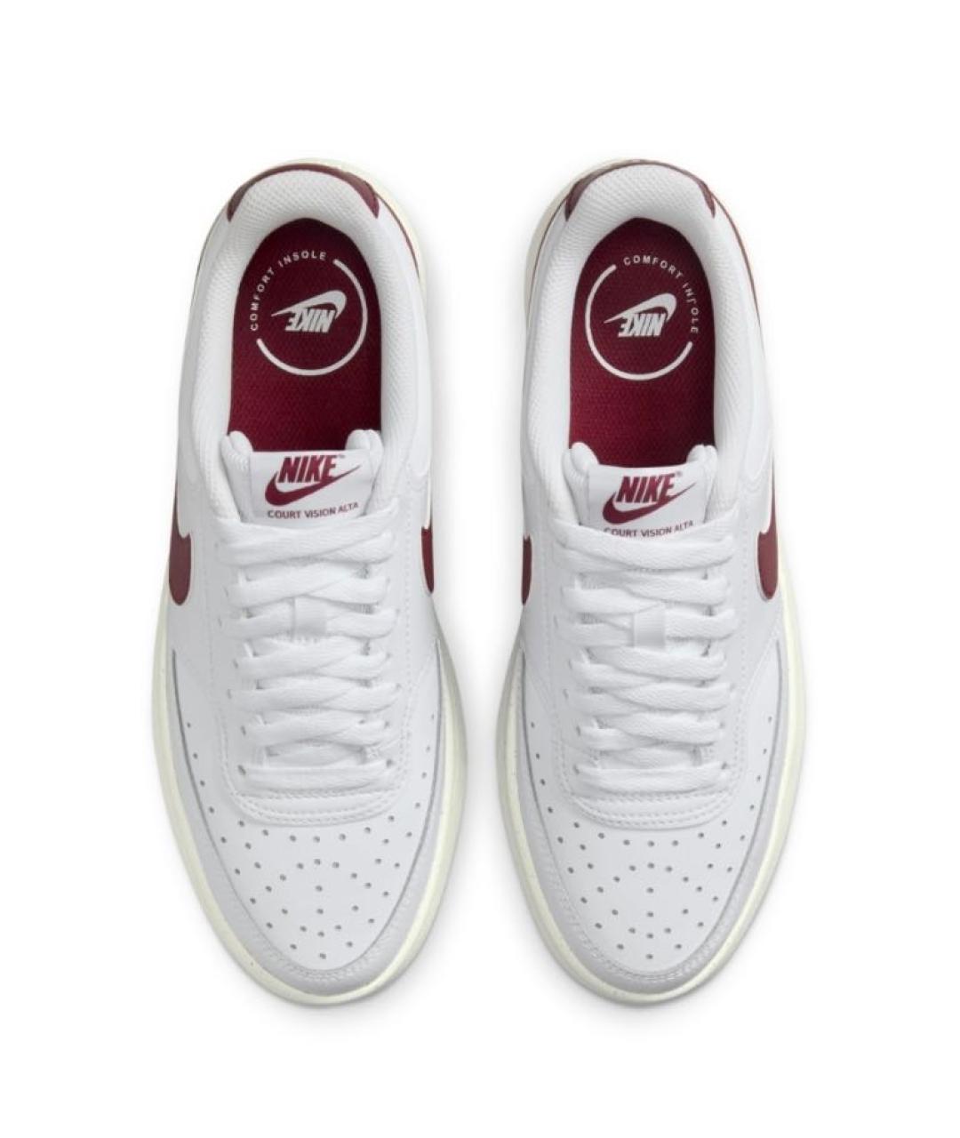 NIKE Белые кожаные кроссовки, фото 2