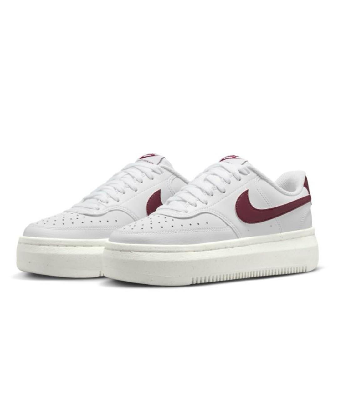 NIKE Белые кожаные кроссовки, фото 3